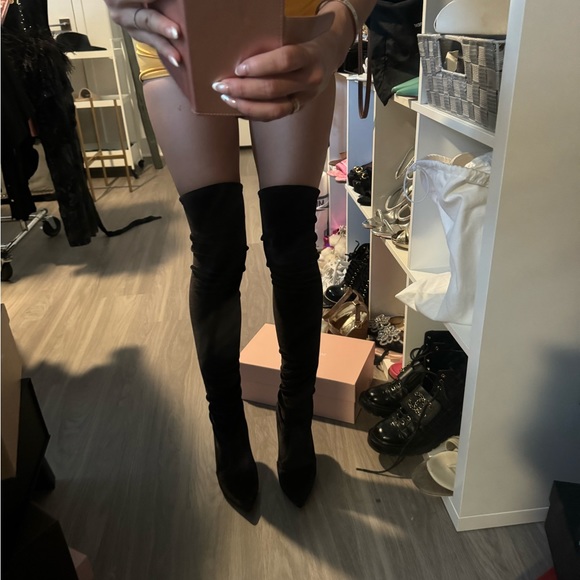 Casadei Lingerie Blade Over The Knee - Woman Over The Knee  Casadei black, over the knees Blade Boots